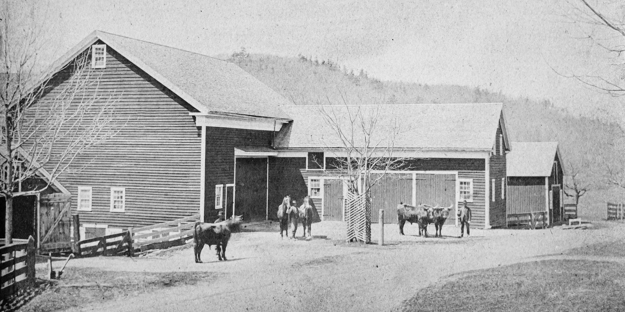 The Stewart Place barns